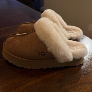 UGG platform slippers